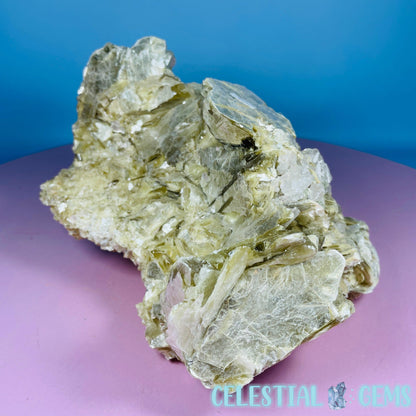 Golden Muscovite Mica Large Cluster (Video)