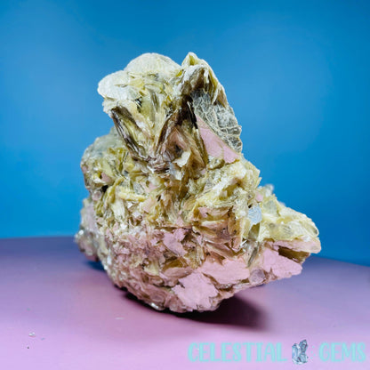 Golden Muscovite Mica Large Cluster (Video)