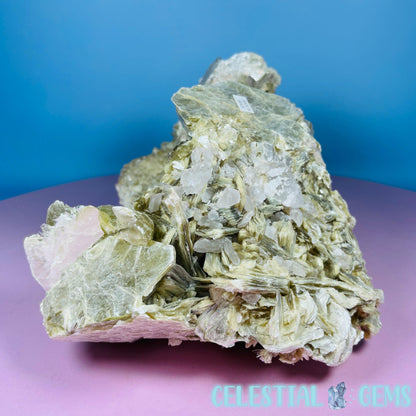 Golden Muscovite Mica Large Cluster (Video)