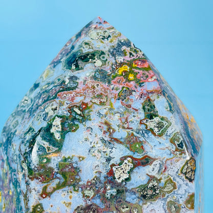 Agate + Ocean Jasper Chunky Medium Tower