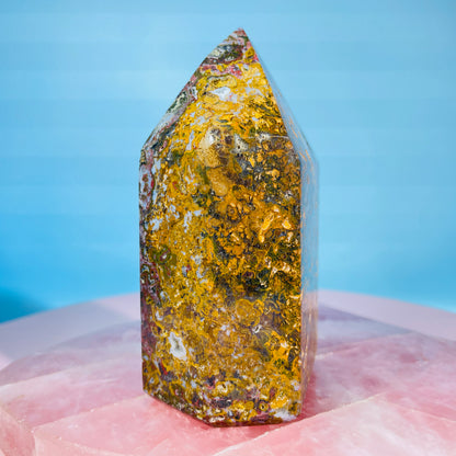 Agate + Ocean Jasper Chunky Medium Tower