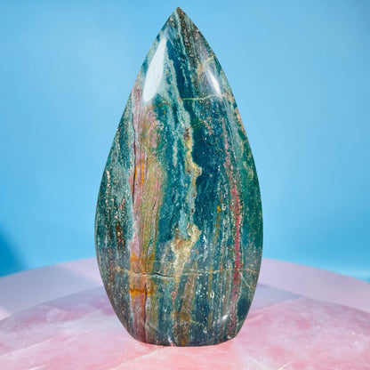 Ocean Jasper Medium Flame Freeform