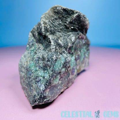 Emerald in Biotite Mica Medium Raw Chunk