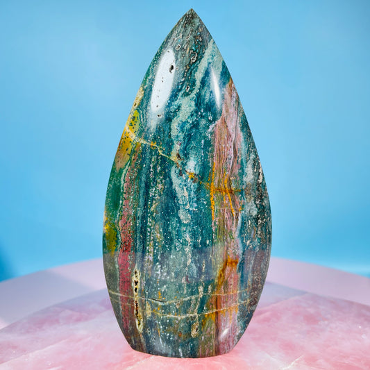 Ocean Jasper Medium Flame Freeform