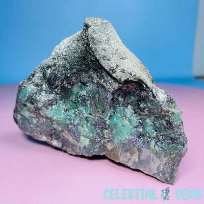 Emerald in Biotite Mica Medium Raw Chunk