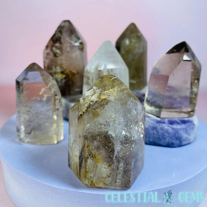 Smoky Quartz Small Chunky Tower