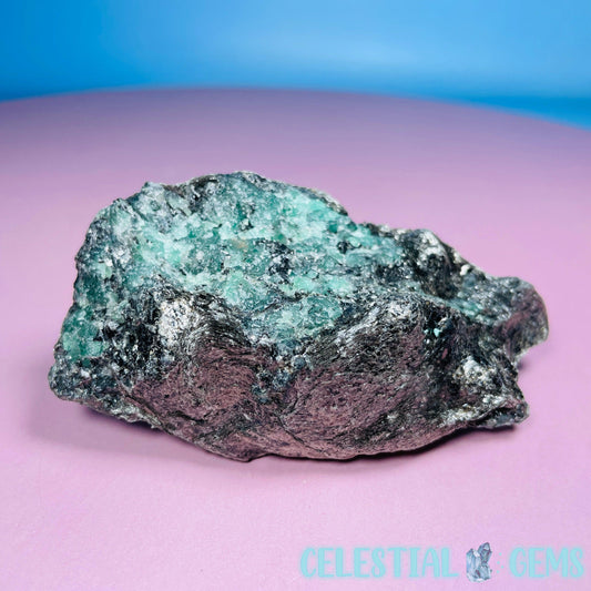 Emerald in Biotite Mica Small Raw Chunk