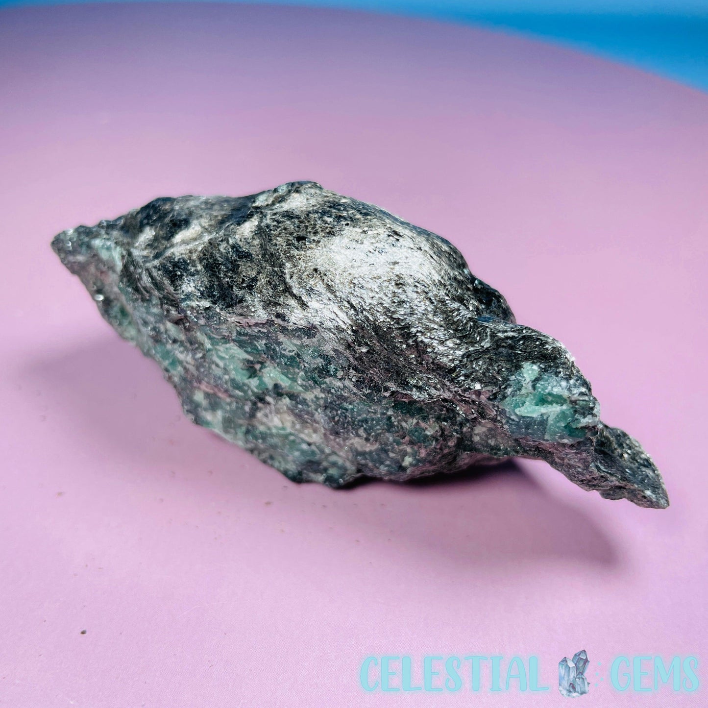 Emerald in Biotite Mica Small Raw Chunk