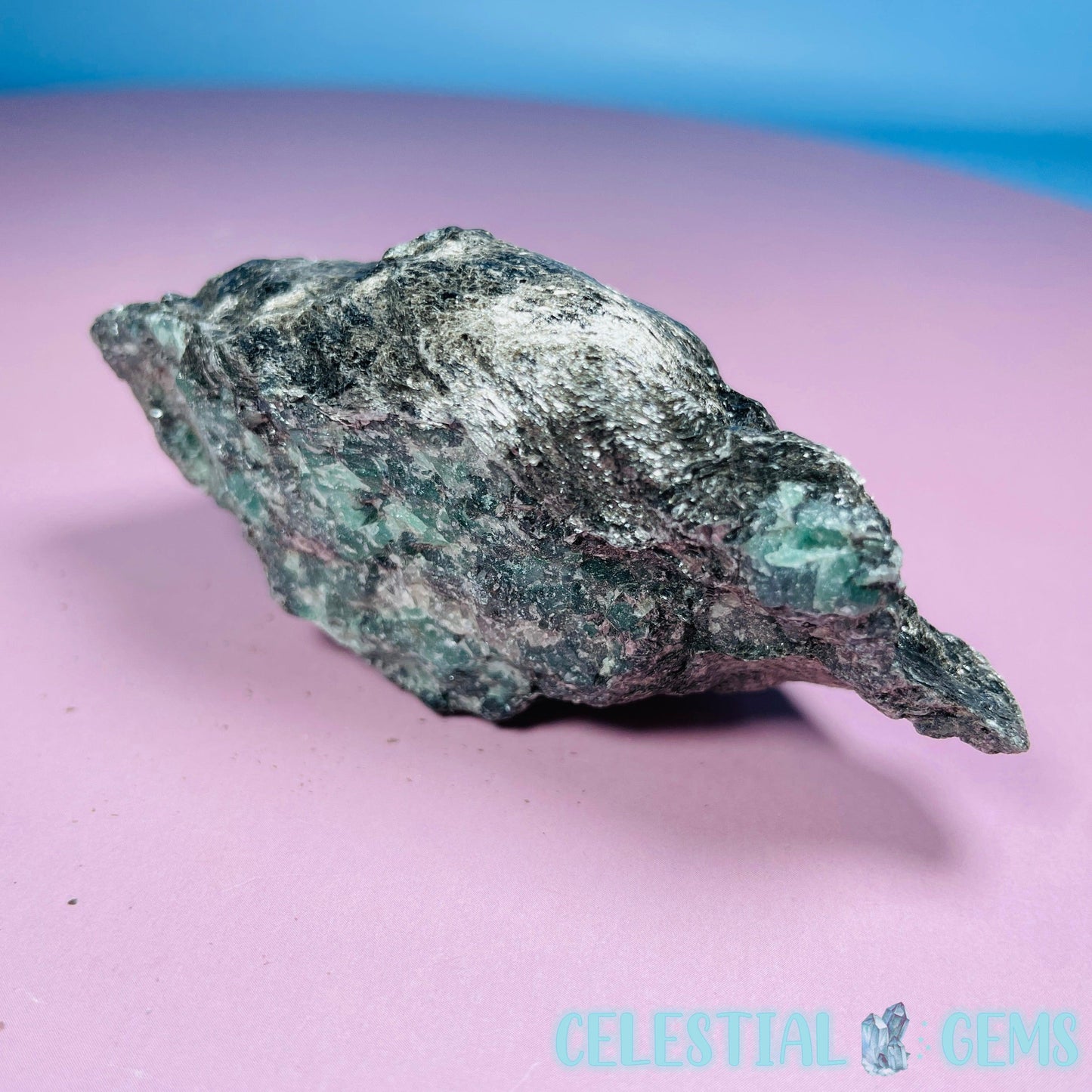 Emerald in Biotite Mica Small Raw Chunk