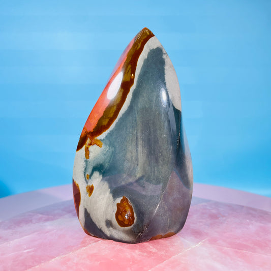 Polychrome Jasper Small Flame Freeform