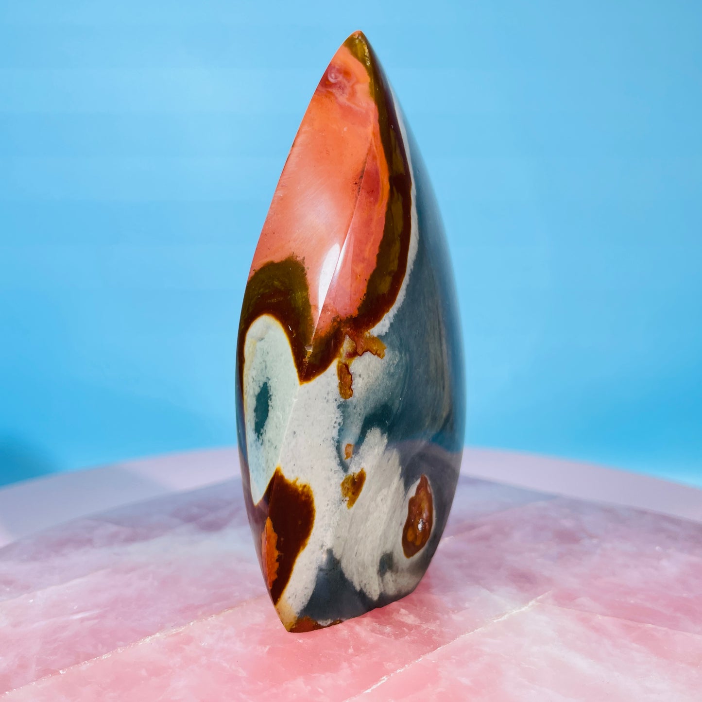 Polychrome Jasper Small Flame Freeform