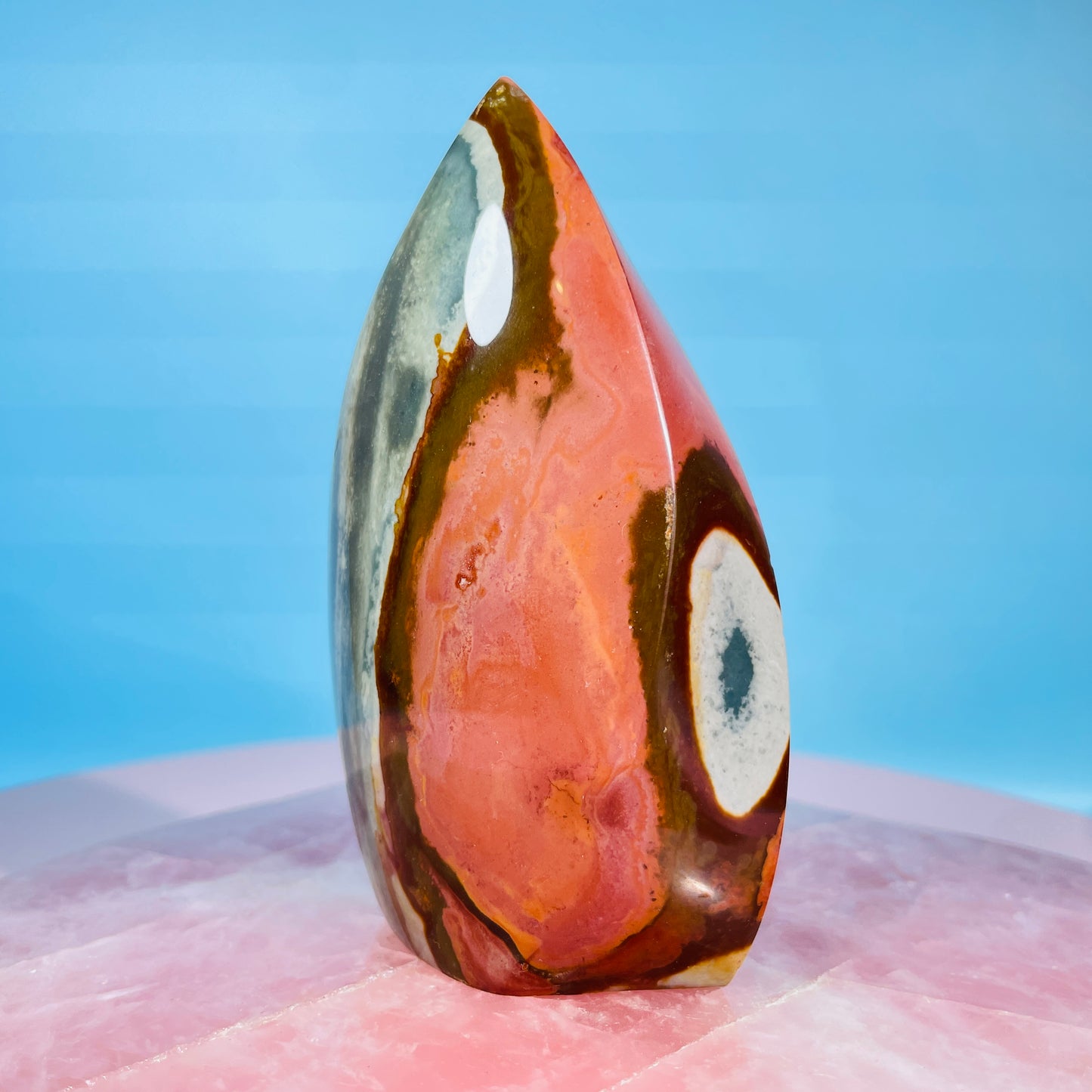 Polychrome Jasper Small Flame Freeform