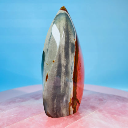 Polychrome Jasper Small Flame Freeform