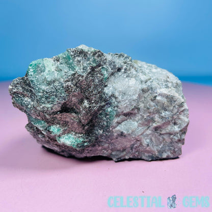 Emerald in Biotite Mica Medium Raw Chunk