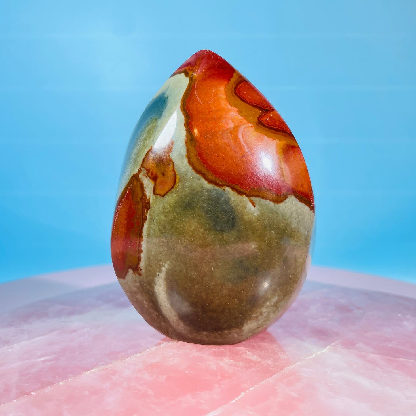 Polychrome Jasper Small Flame Freeform