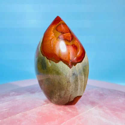 Polychrome Jasper Small Flame Freeform