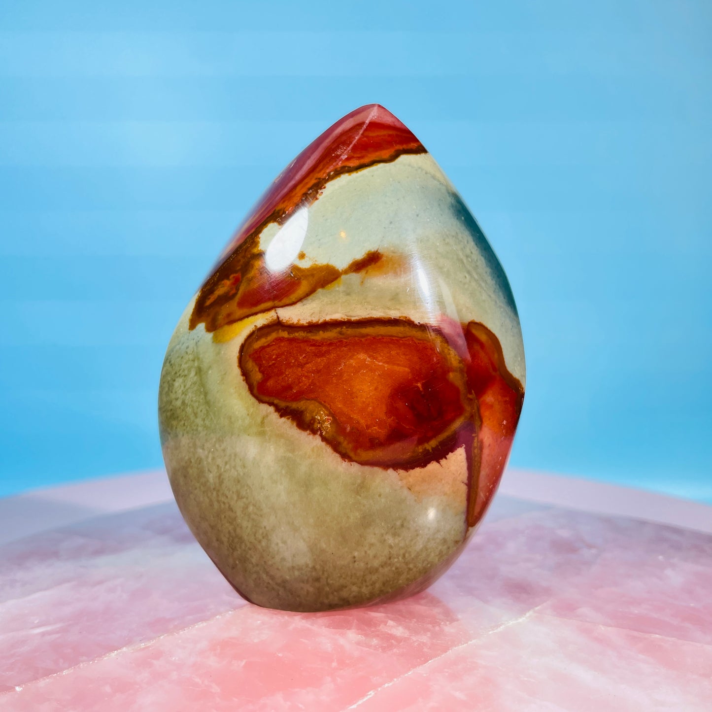 Polychrome Jasper Small Flame Freeform