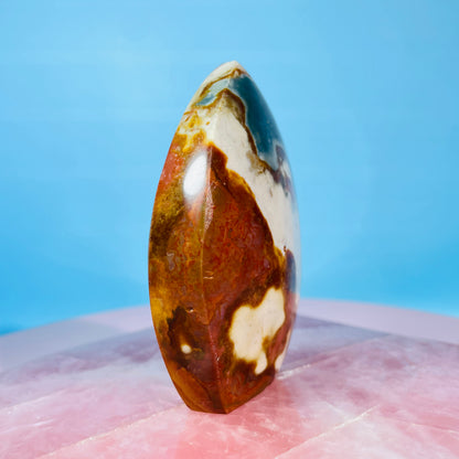 Polychrome Jasper Small Flame Freeform