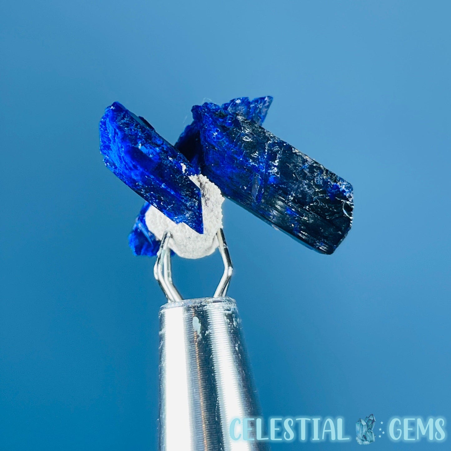 Grade A Gem Azurite Crystalline Cluster Mini Specimen (Video)