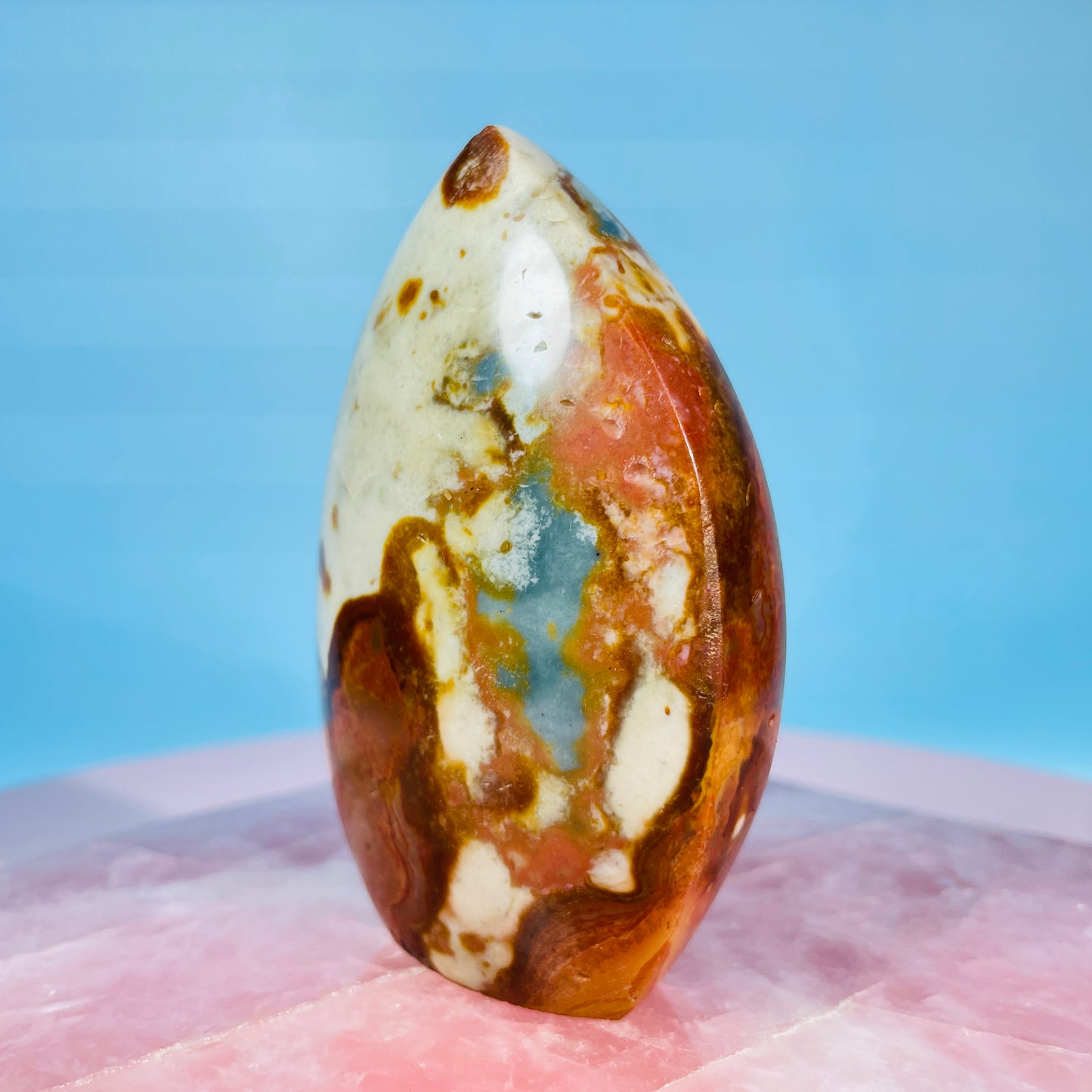 Polychrome Jasper Small Flame Freeform
