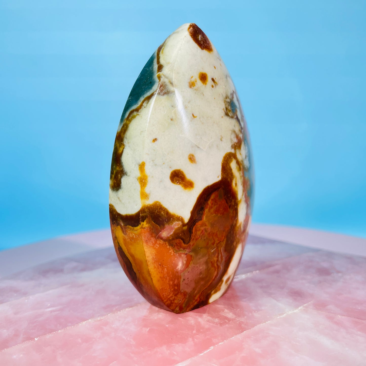 Polychrome Jasper Small Flame Freeform