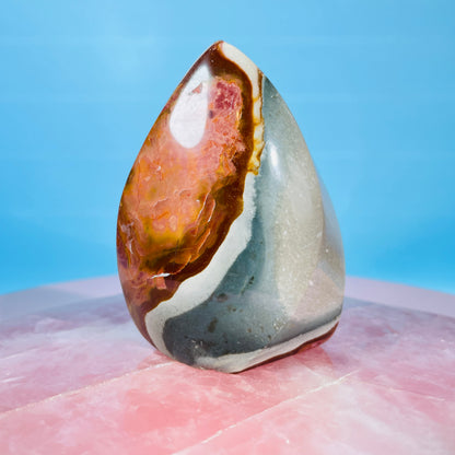 Polychrome Jasper Small Flame Freeform