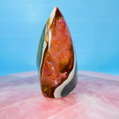 Polychrome Jasper Small Flame Freeform
