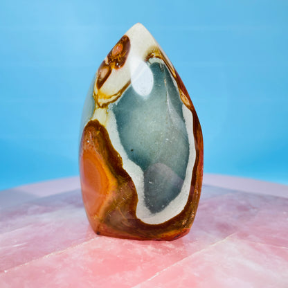 Polychrome Jasper Small Flame Freeform