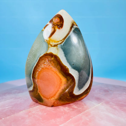 Polychrome Jasper Small Flame Freeform