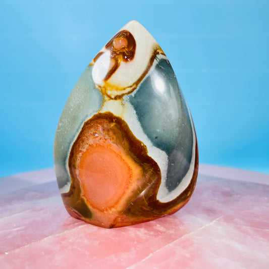 Polychrome Jasper Small Flame Freeform