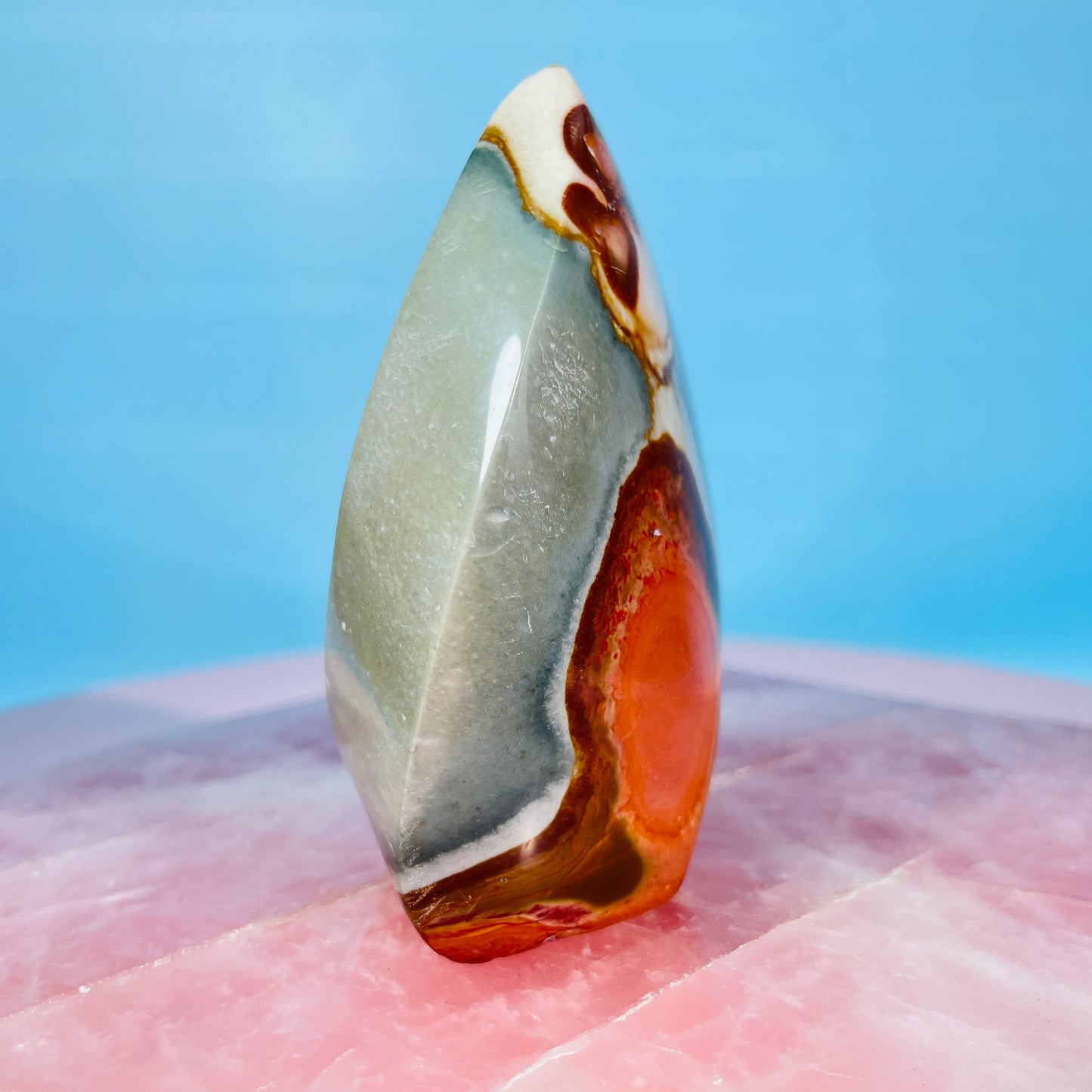 Polychrome Jasper Small Flame Freeform