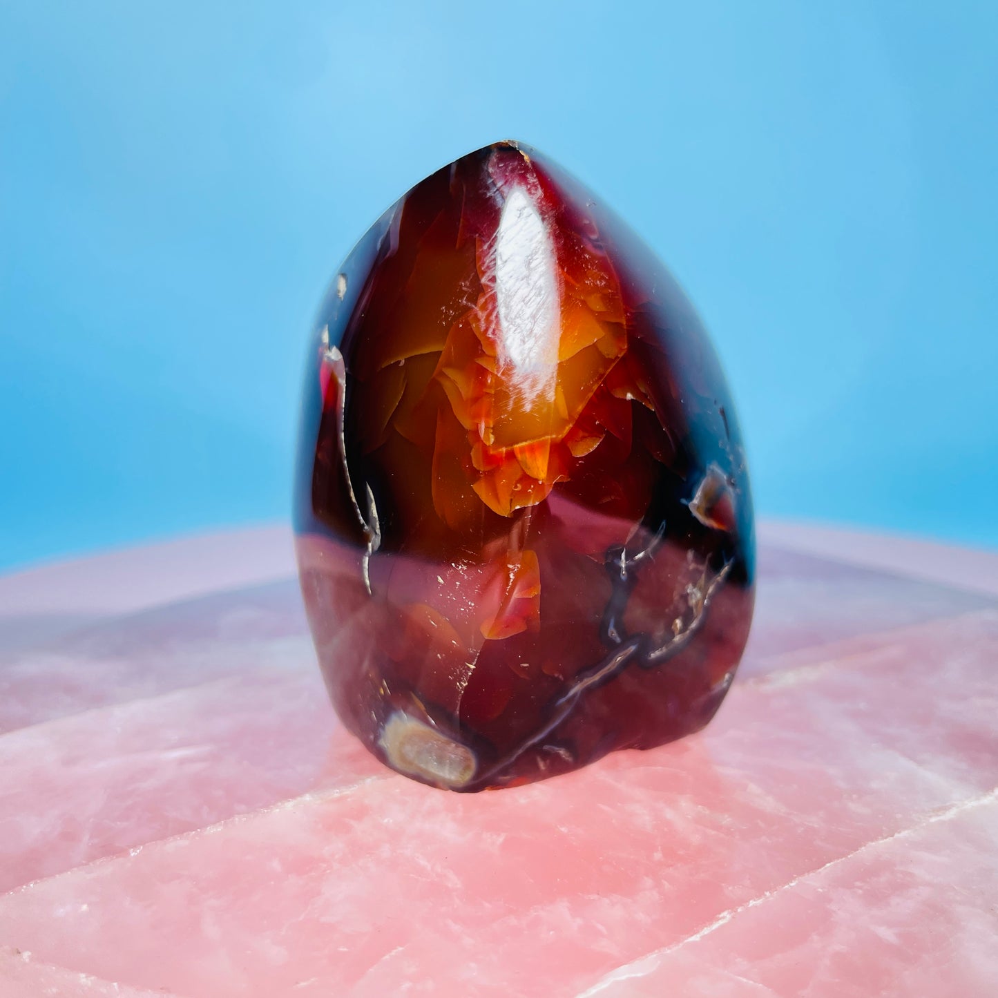 Carnelian Agate Small Flame Freeform