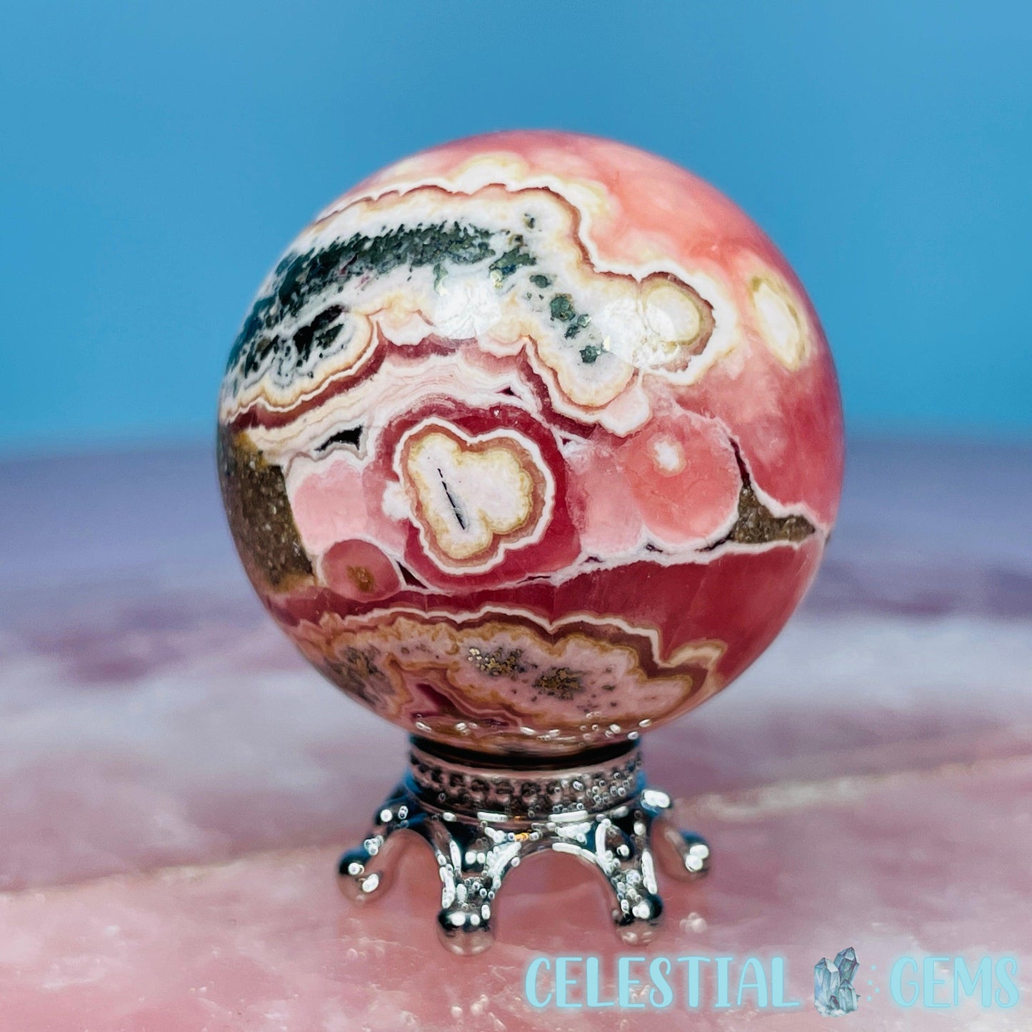 Rhodochrosite Small Sphere