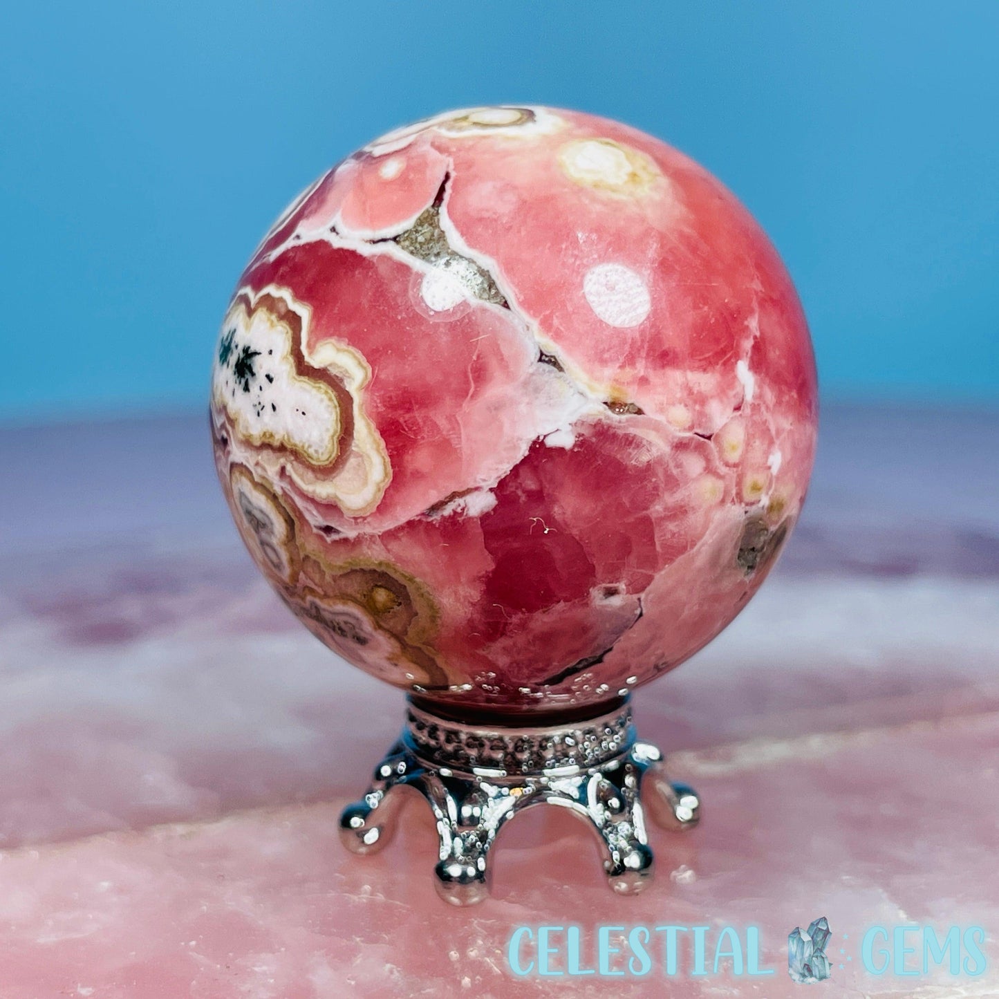 Rhodochrosite Small Sphere