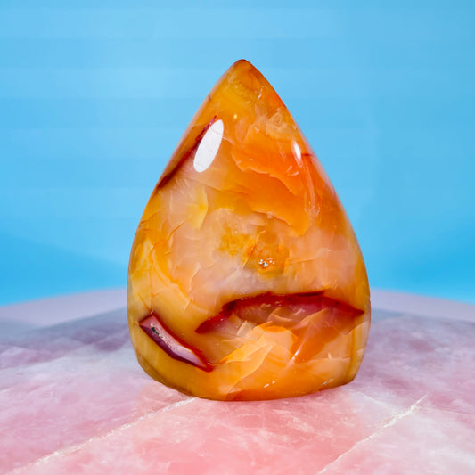 Carnelian Agate Small Flame Freeform