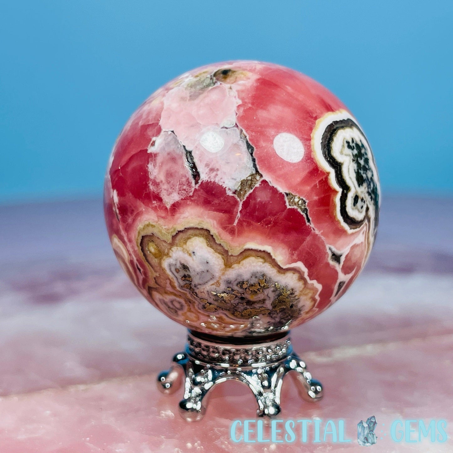 Rhodochrosite Small Sphere