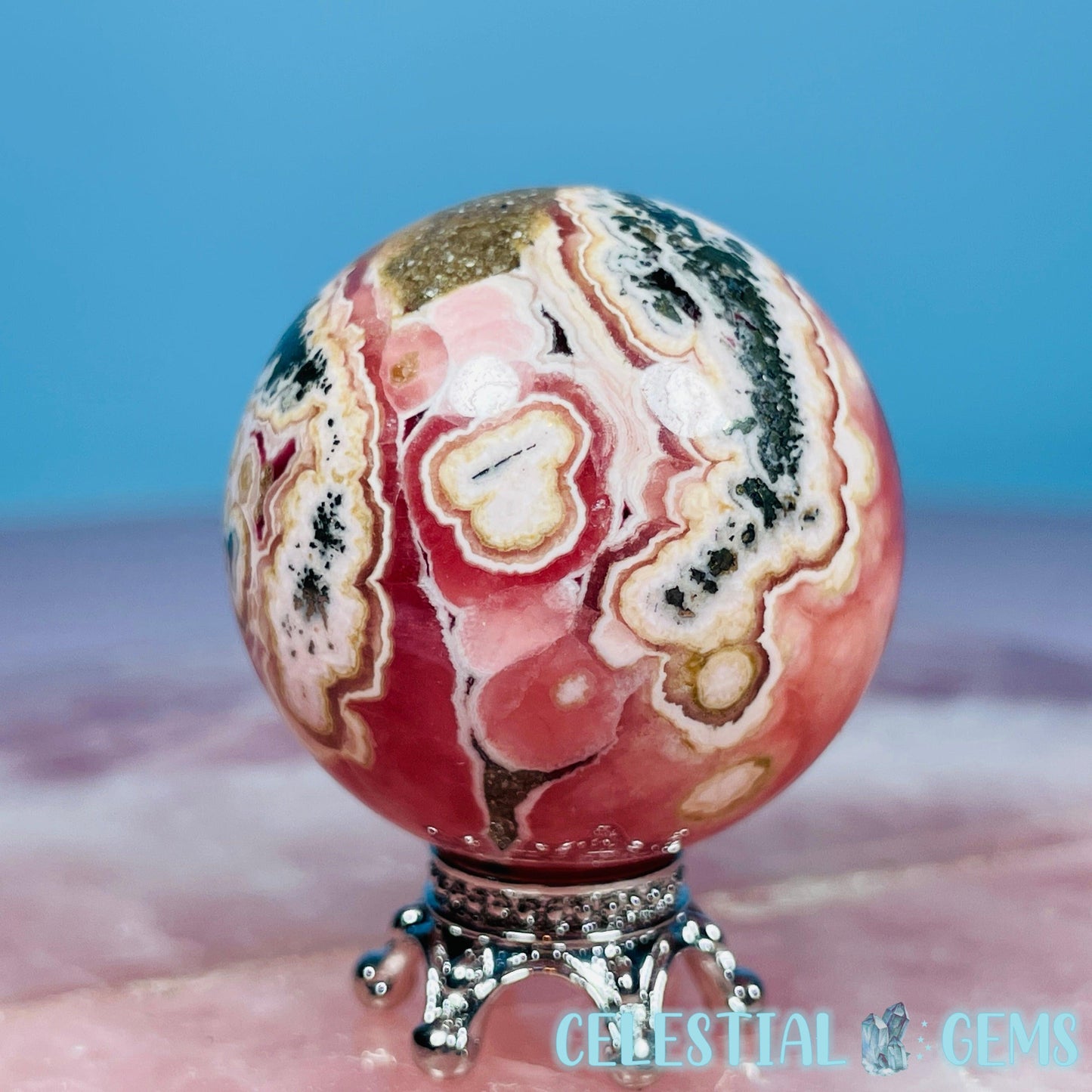Rhodochrosite Small Sphere