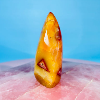 Carnelian Agate Small Flame Freeform