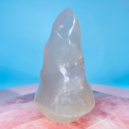 Blue Rose Quartz Small Flame Freeform (Video)