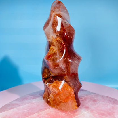 Fire Quartz Large Flame Freeform