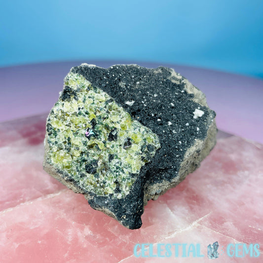 Peridot/Olivine Pyroclastic Lava Bomb Mineral Specimen