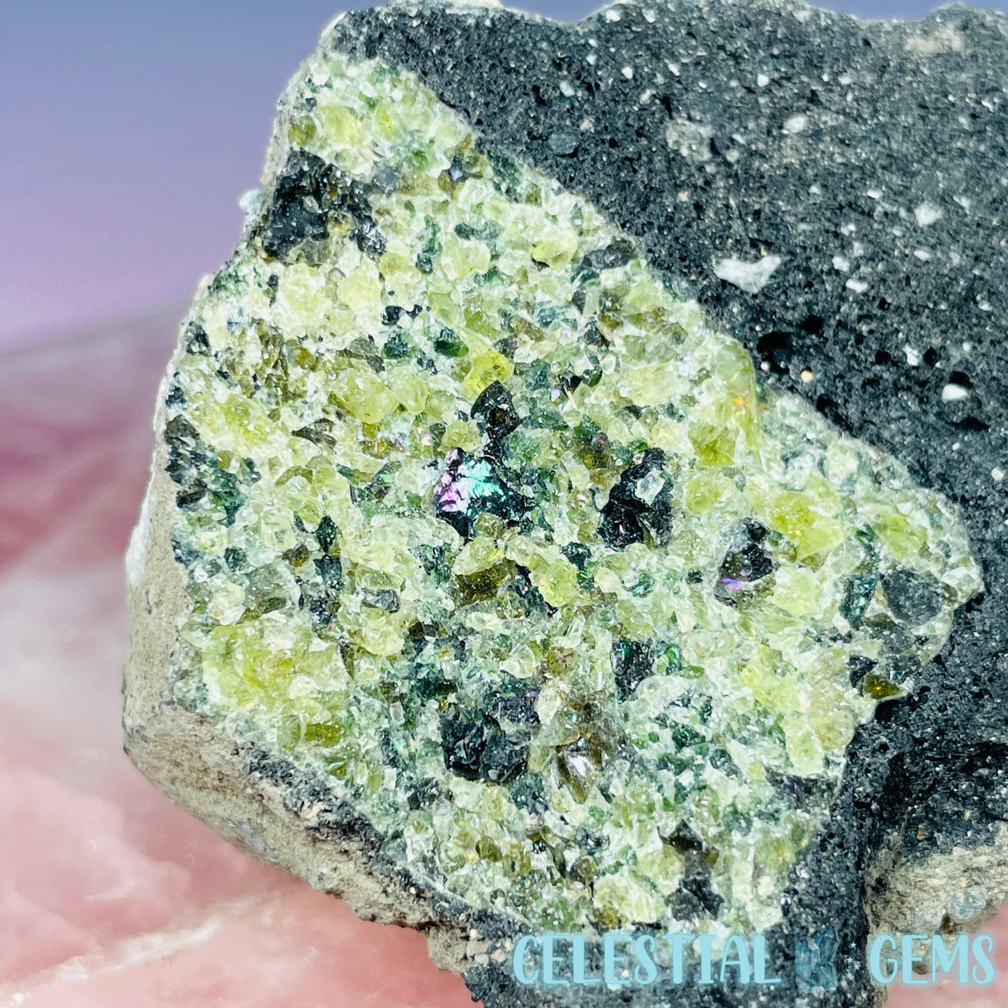 Peridot/Olivine Pyroclastic Lava Bomb Mineral Specimen