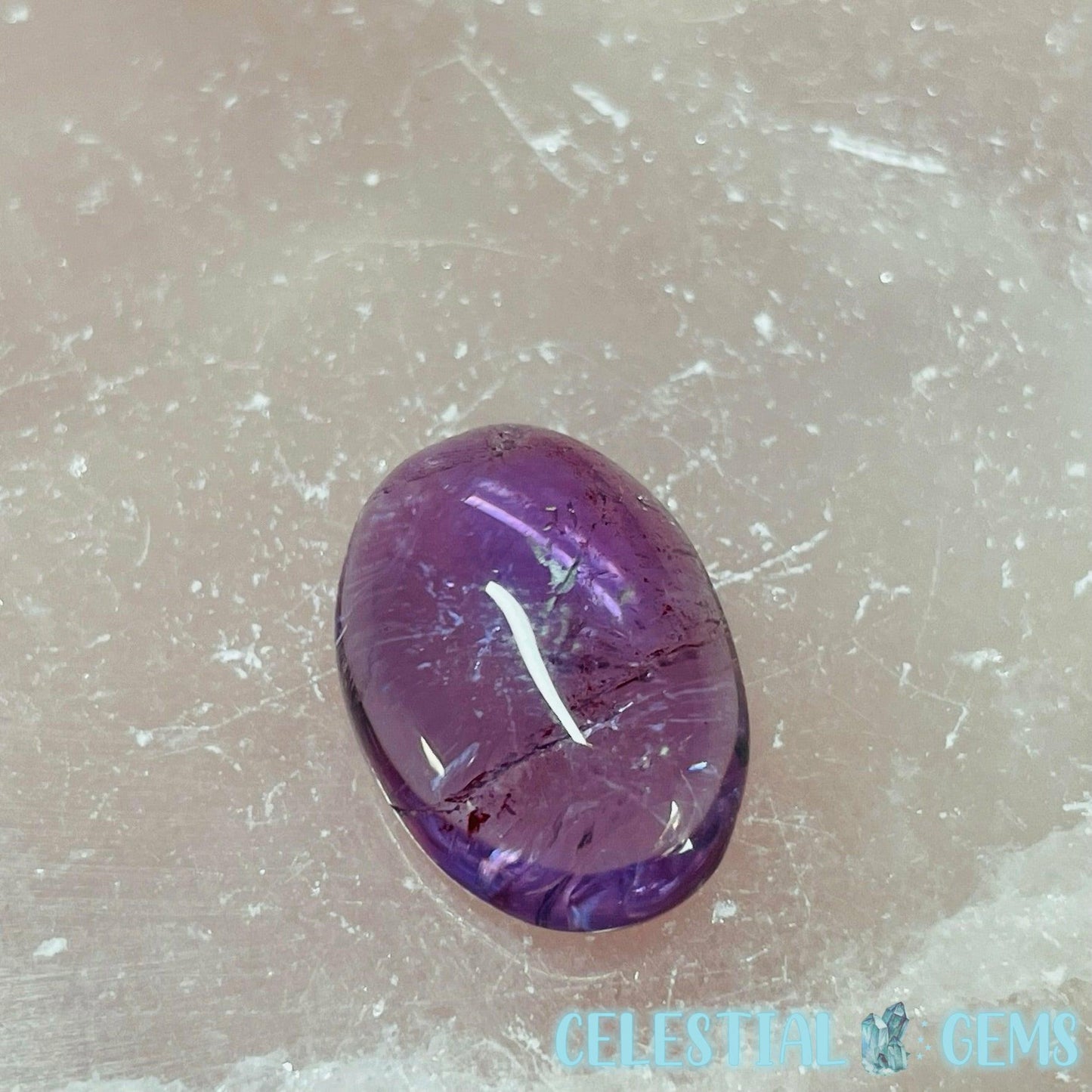 A Grade Amethyst Oval Cabochon A