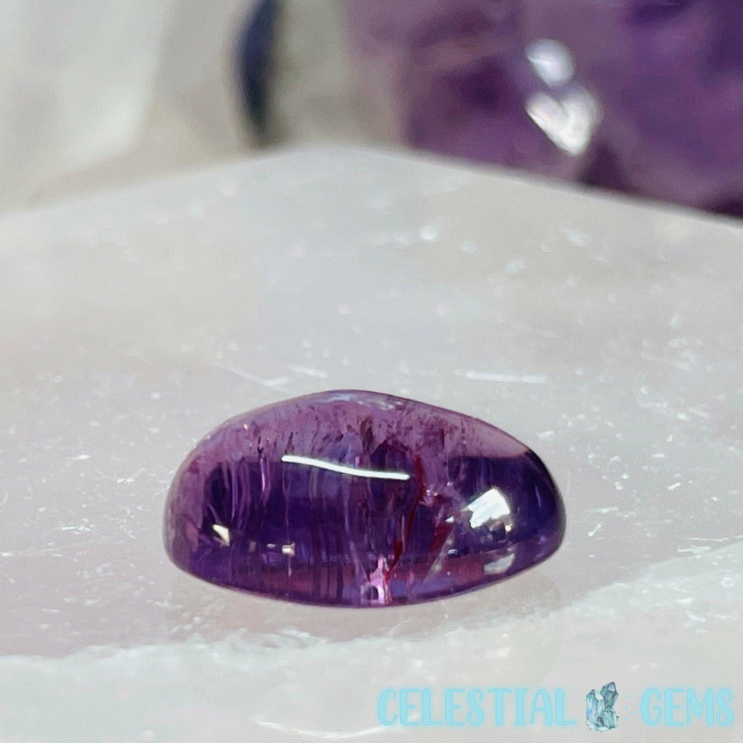 A Grade Amethyst Oval Cabochon A