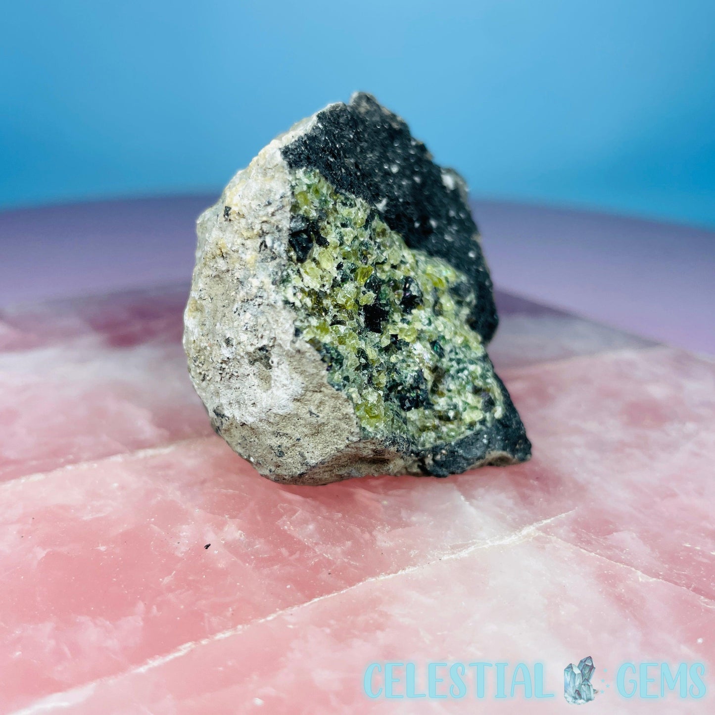 Peridot/Olivine Pyroclastic Lava Bomb Mineral Specimen
