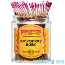 WildBerry Incense Shorties Stick (10cm) x100 - Raspberry Rose