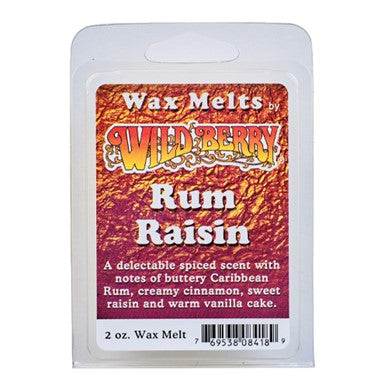 WildBerry Incense Wax Melts x6 - Rum Raisin