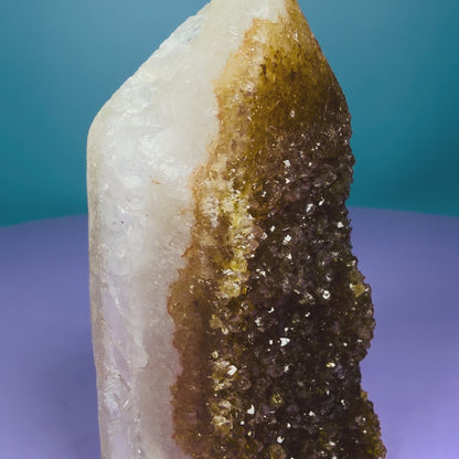 Citrine Druzy Tower (Video)