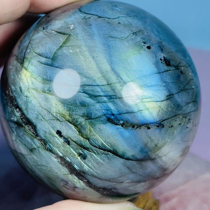 Labradorite Large Sphere (Video)