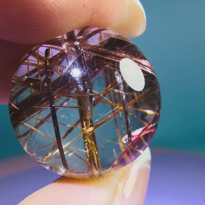 High Grade Copper Rutile Quartz Mini Sphere